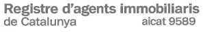 Inscripción en el Registro de Agentes Inmobiliarios de Cataluña AICAT 9589